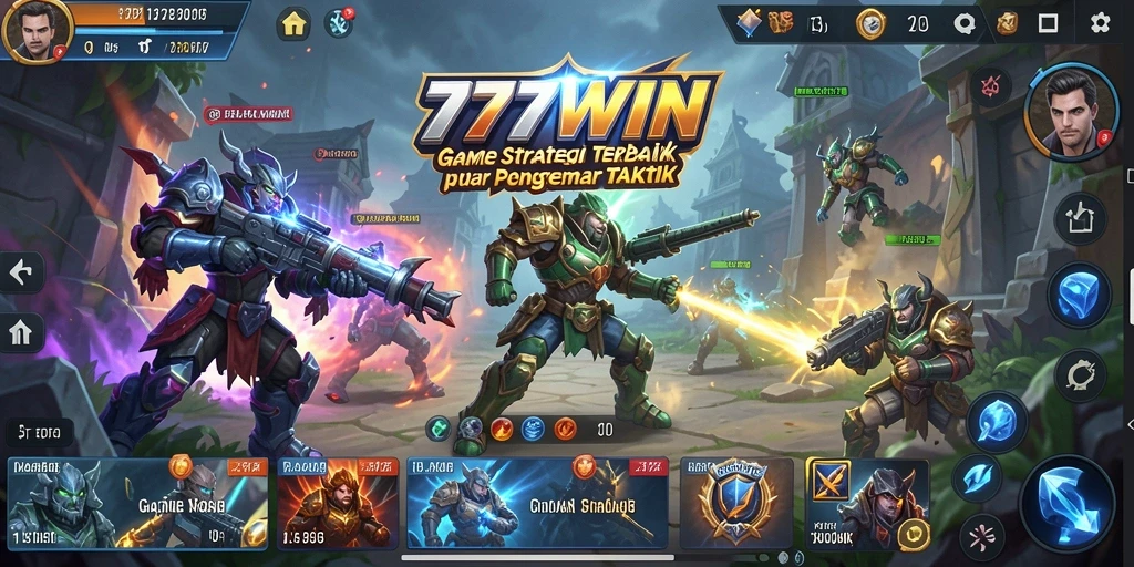 Tangkapan layar gameplay <strong>777WIN</strong> menampilkan aksi strategi yang mendebarkan.