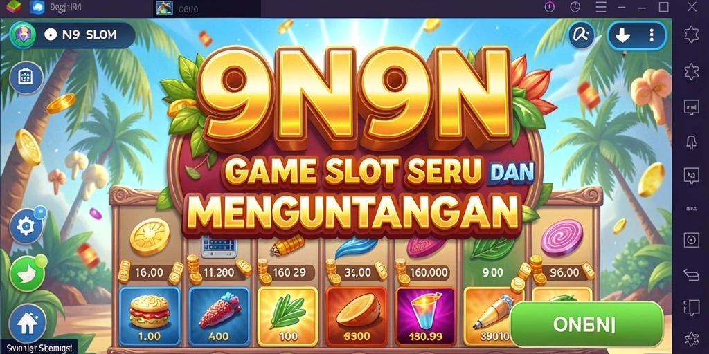 Screenshot gameplay 9N9N menunjukkan pengalaman slot yang menarik.