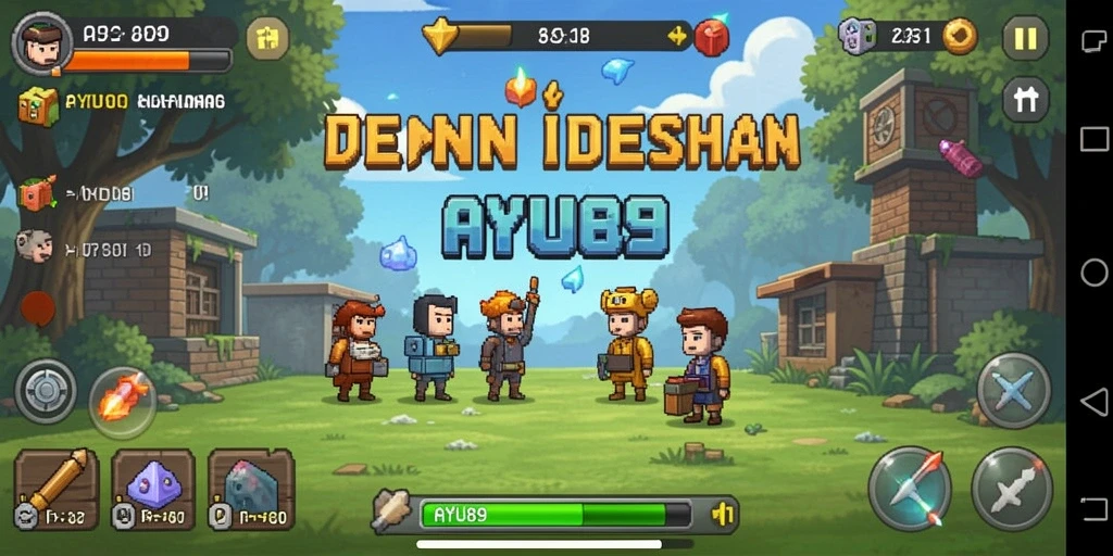 Tampilan gameplay AYU89 yang menarik dan penuh warna.