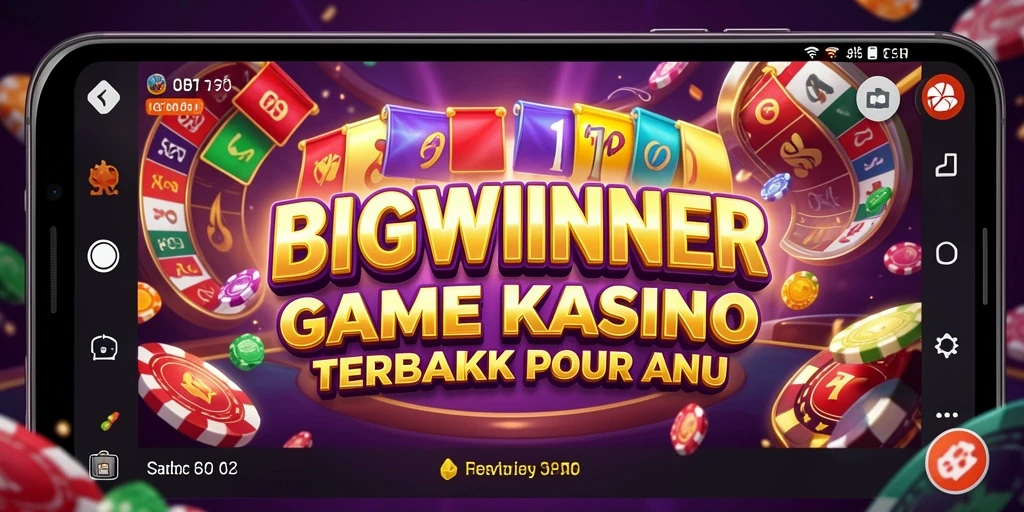 Tampilan gameplay seru di aplikasi BIGWINNER dengan berbagai permainan kasino.