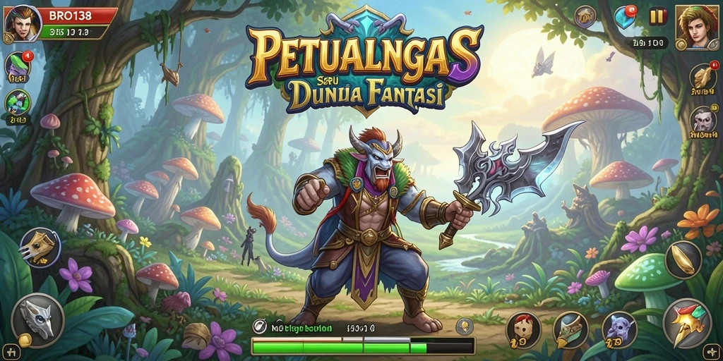 Tampilan gameplay di BRO138 yang menakjubkan saat menjelajahi dunia petualangan.