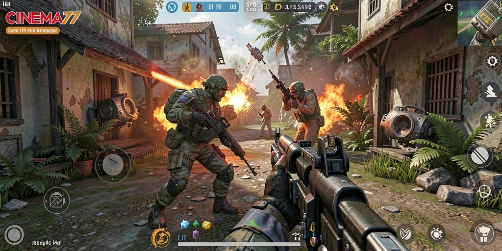 Tampilkan gameplay menegangkan dalam CINEMA77 dengan grafis yang menakjubkan.