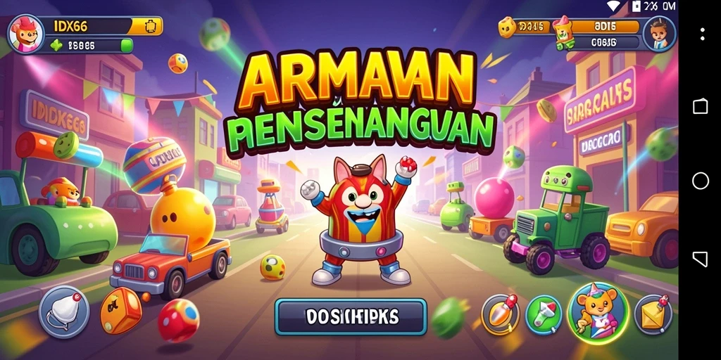 Tampilan gameplay seru dari IDX66 yang penuh aksi.