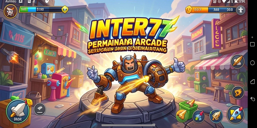 Screenshot menunjukkan aksi seru dari gameplay INTER77 yang penuh tantangan.