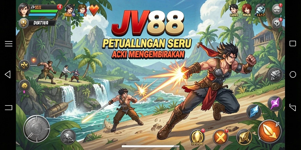 Tampilan gameplay JV88 yang penuh aksi dan menegangkan.