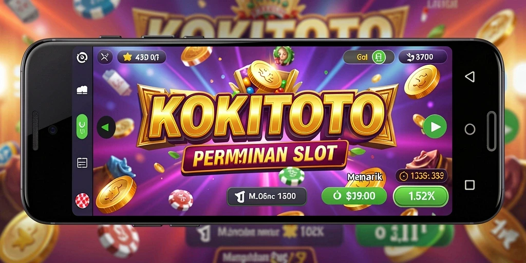 Tampilan gameplay KOKITOTO yang menarik dan penuh warna.