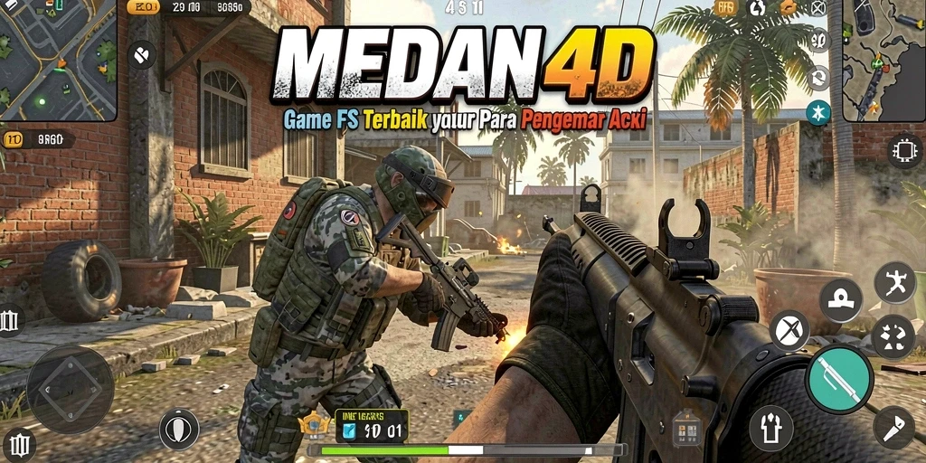 Tangkapan layar dari pertempuran seru dalam MEDAN4D.