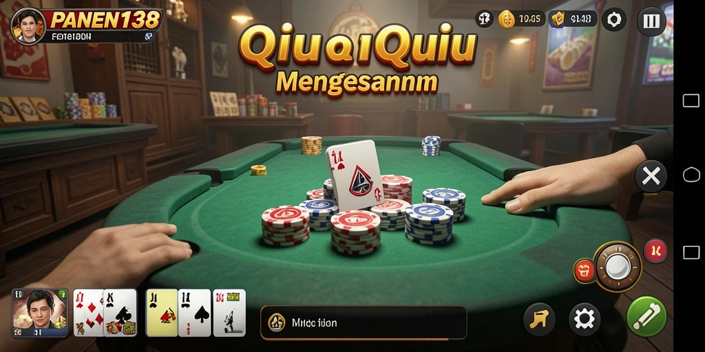 Screenshot gameplay QiuQiu PANEN138 yang menarik dan interaktif.