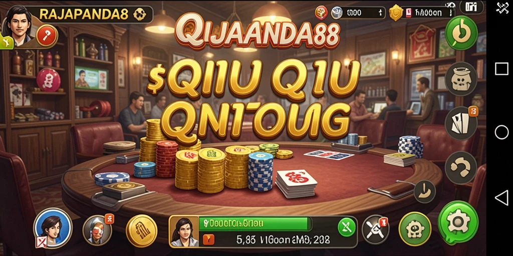 Gameplay seru QiuQiu di RAJAPANDA88 yang menantang.