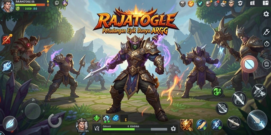Tampilan gameplay RAJATOGEL yang seru dan menantang.