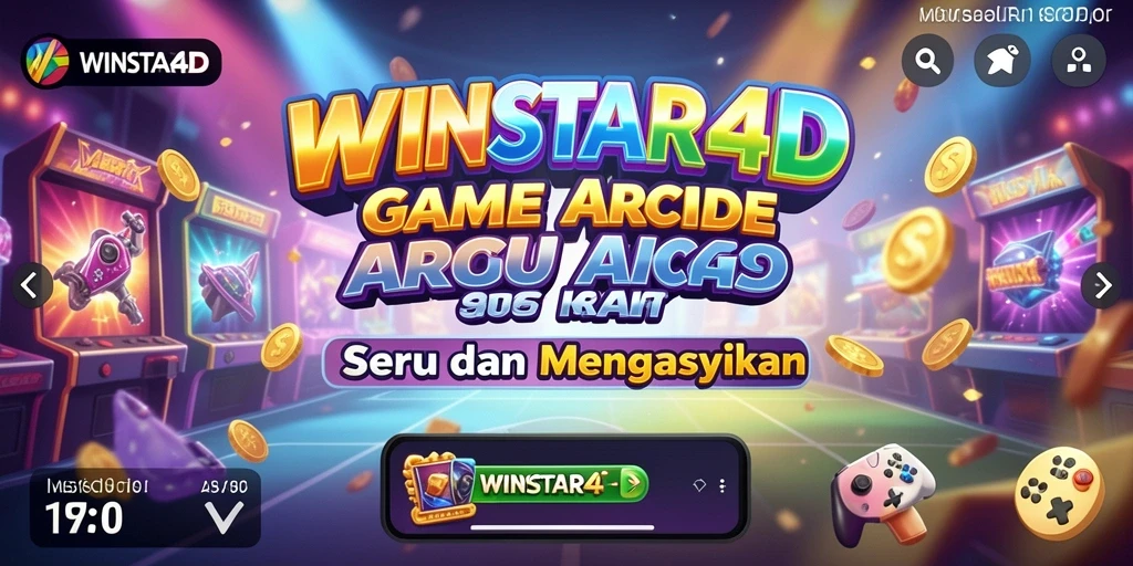 Tampilan gameplay menegangkan dari game Arcade WINSTAR4D.
