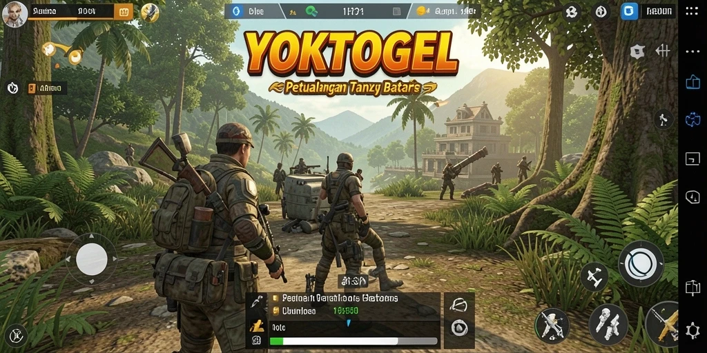 Screenshot gameplay YOKTOGEL yang menampilkan petualangan Open World.