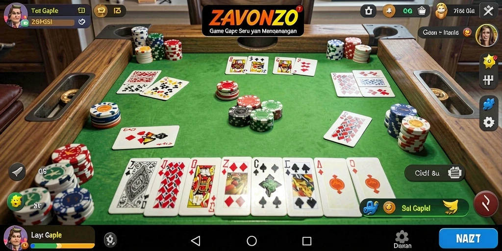 Gameplay ZAVONZO yang seru dan interaktif.